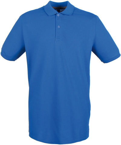 Micro-fine piqu polo shirt | royal