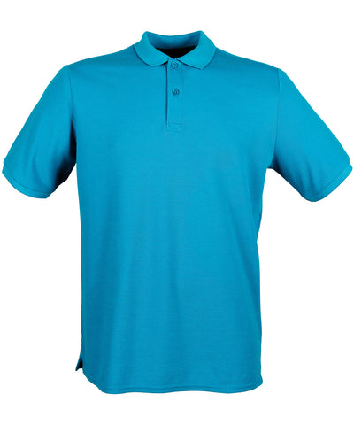 Micro-fine piqu polo shirt | Sapphire Blue