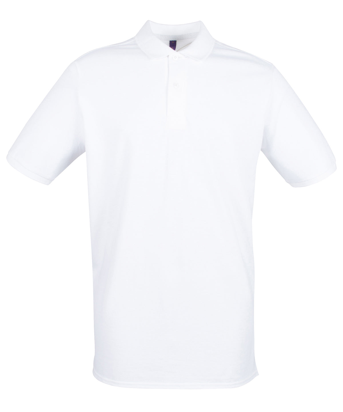 Micro-fine piqu polo shirt | white