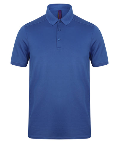 Stretch polo shirt with wicking finish (slim fit) | royal