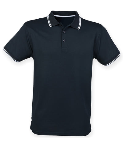 Double tipped Coolplus® polo shirt | navy/white