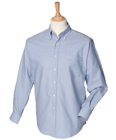 Long sleeve classic Oxford shirt | blue