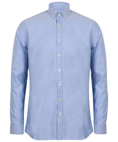 Modern long sleeve Oxford shirt | blue
