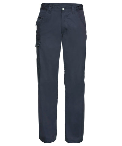 Polycotton twill workwear trousers | french navy