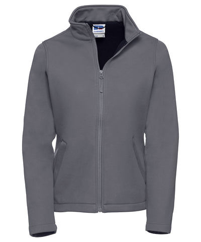 Womens Smart softshell jacket | convoy grey