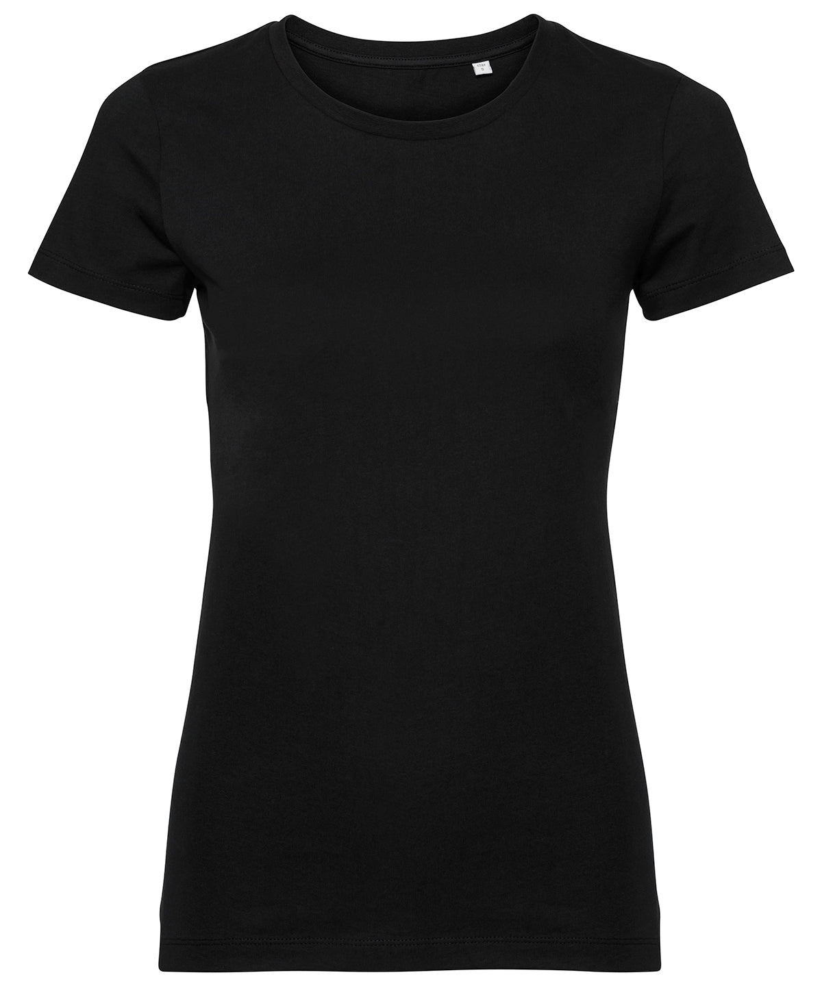 Womens pure organic tee | black