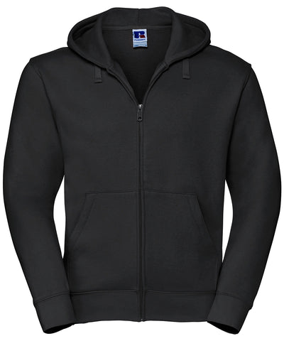 Authentic zipped hooded sweat | black