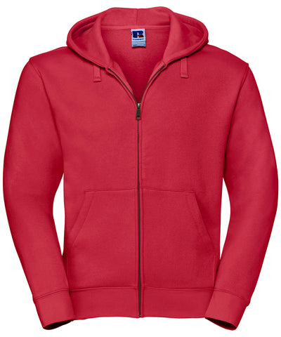 Authentic zipped hooded sweat | classic red