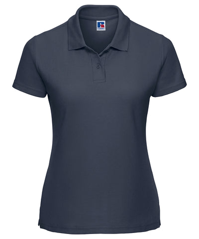 Womens classic polycotton polo | french navy
