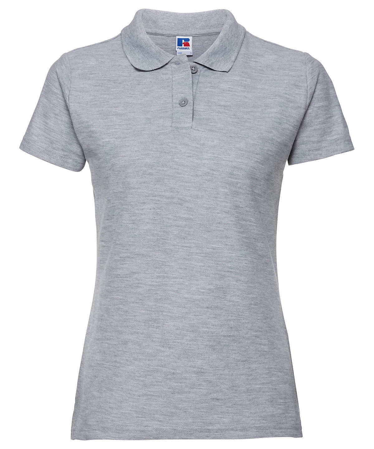 Womens classic polycotton polo | light oxford