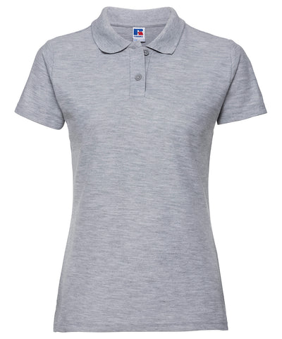 Womens classic polycotton polo | light oxford
