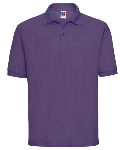 Classic polycotton polo | purple