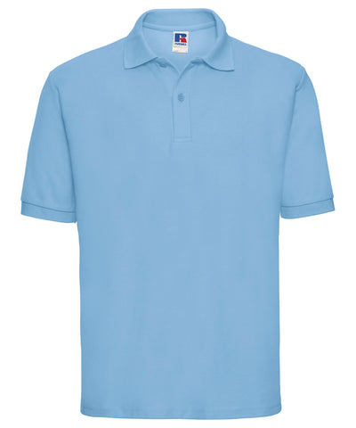 Classic polycotton polo | sky