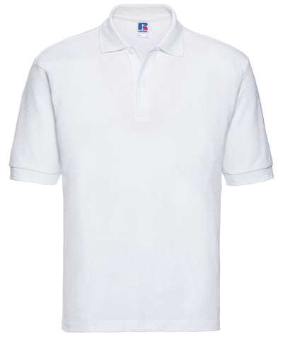 Classic polycotton polo | white