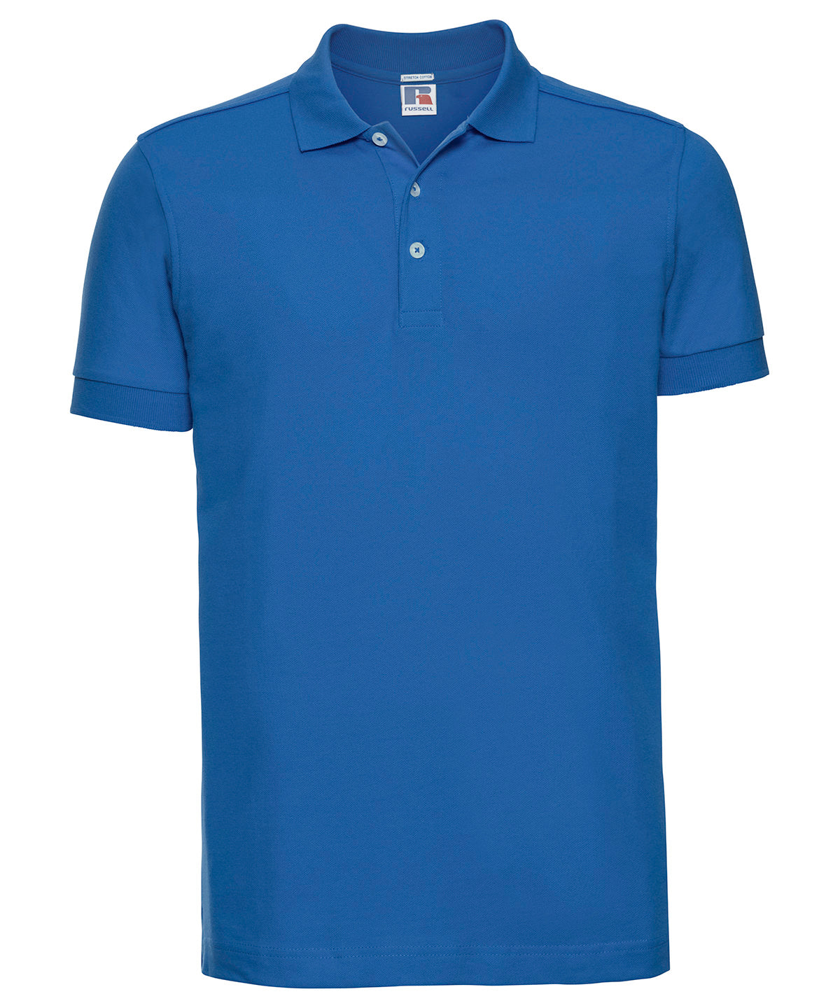 Stretch polo | azure blue