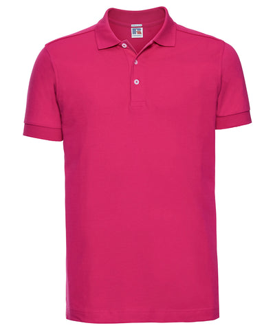 Stretch polo | fuchsia