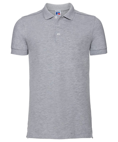 Stretch polo | light oxford