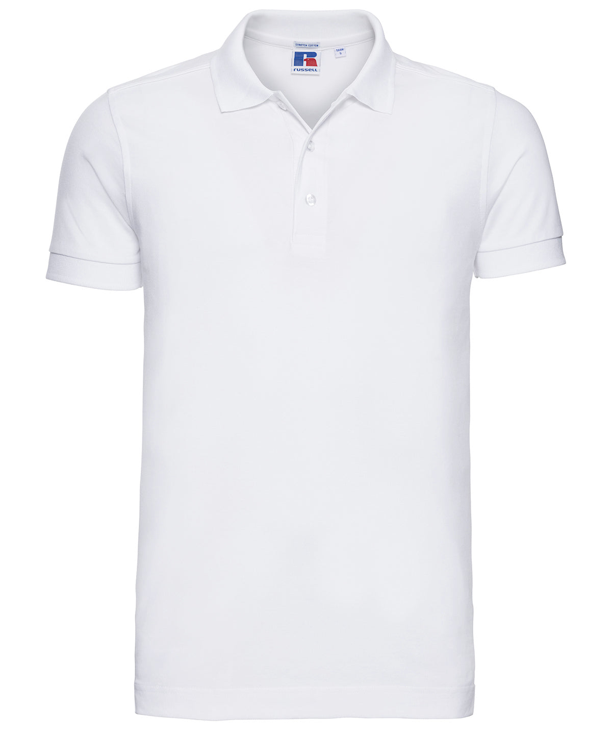 Stretch polo | white