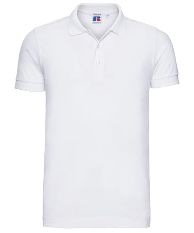 Stretch polo | white