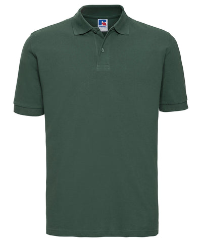 Classic cotton piqu polo | bottle green