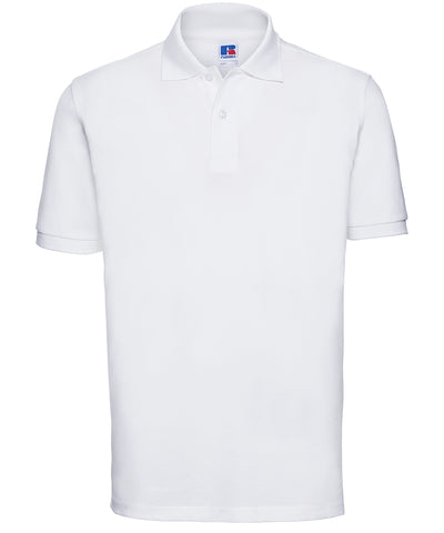 Classic cotton piqu polo | white