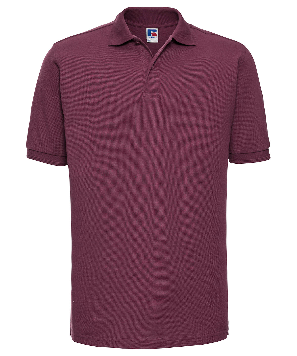 Hard-wearing 60C wash polo | burgundy
