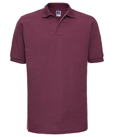 Hard-wearing 60C wash polo | burgundy