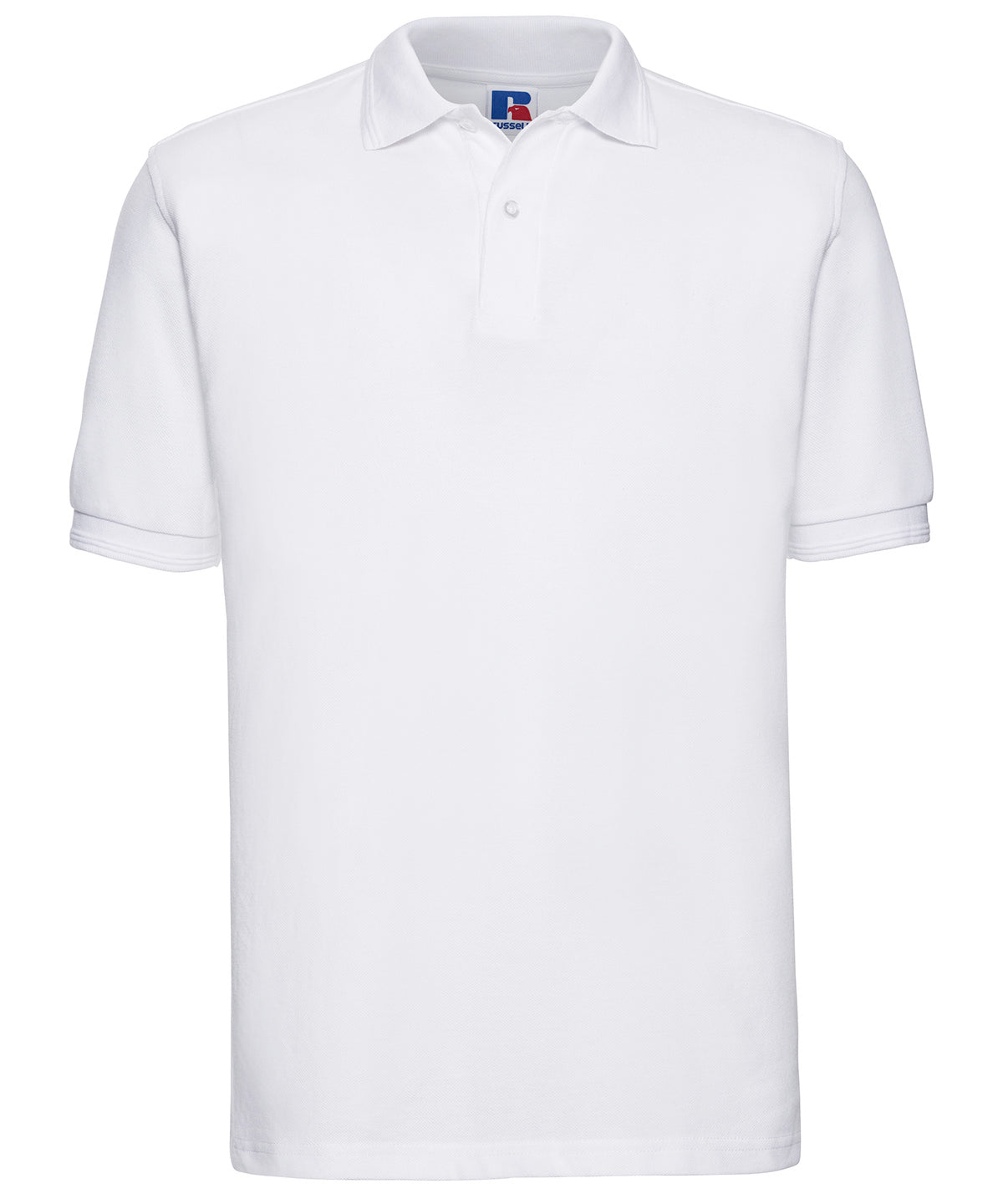 Hard-wearing 60C wash polo | white