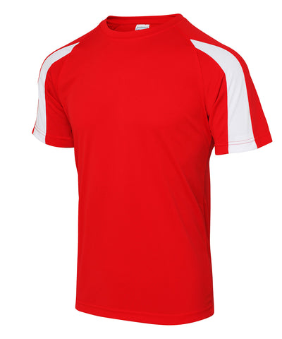 Contrast cool T | fire red/arctic white