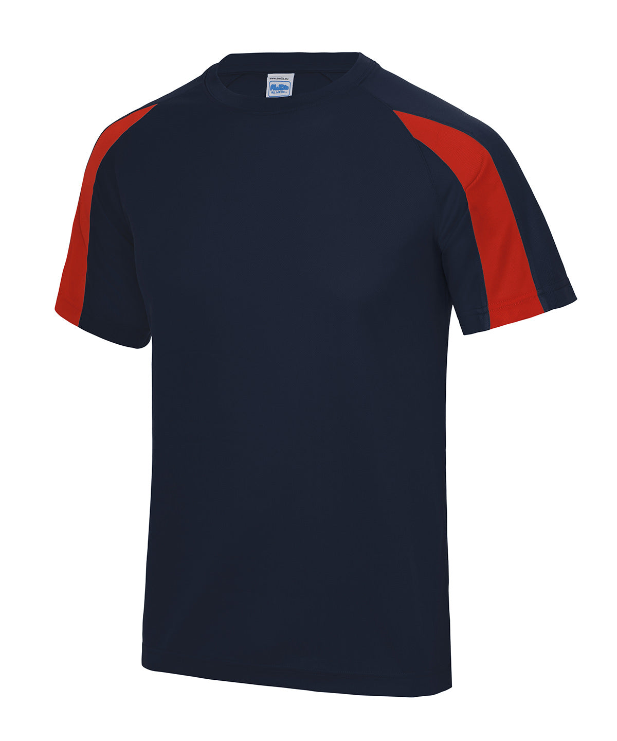 Contrast cool T | french navy/fire red
