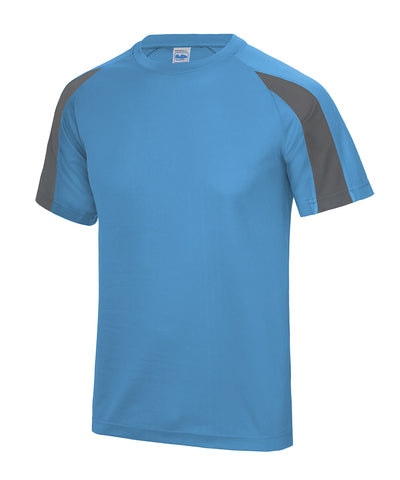Contrast cool T | sapphire blue/charcoal