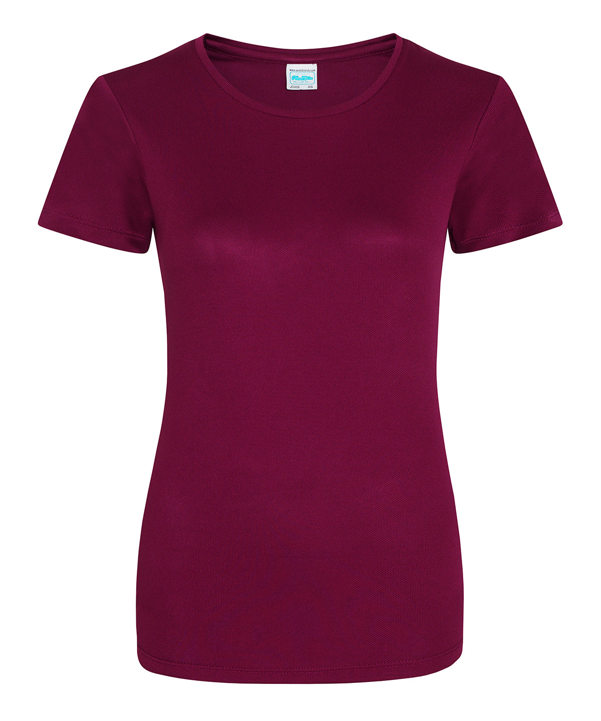 Womens cool T | burgundy