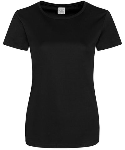 Womens cool smooth T | jet black