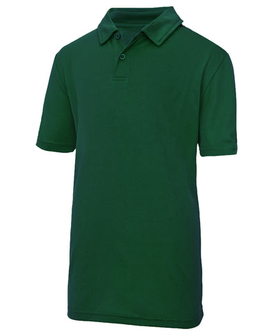 Kids cool polo | bottle green