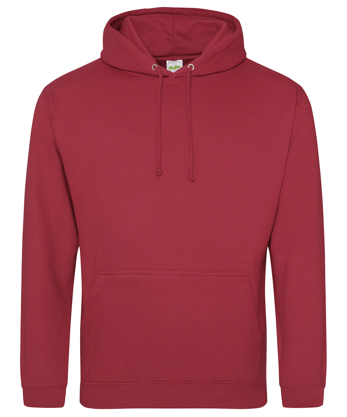 College hoodie | brick red