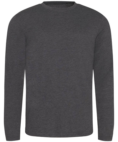 Triblend T long sleeve | heather charcoal