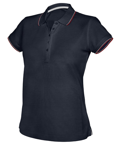 Womens short sleeve polo shirt | navy