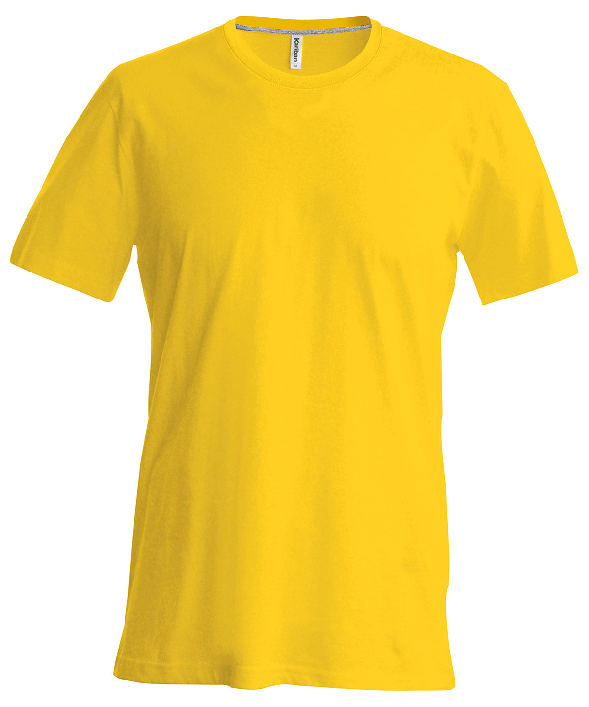 Short-sleeved crew neck T-shirt | yellow