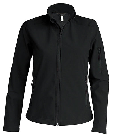 Ladies softshell jacket | black