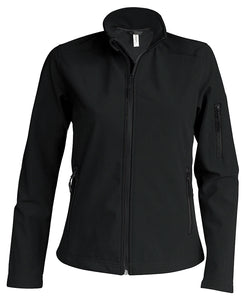 Ladies softshell jacket | black