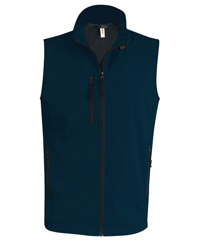 Mens softshell bodywarmer | navy