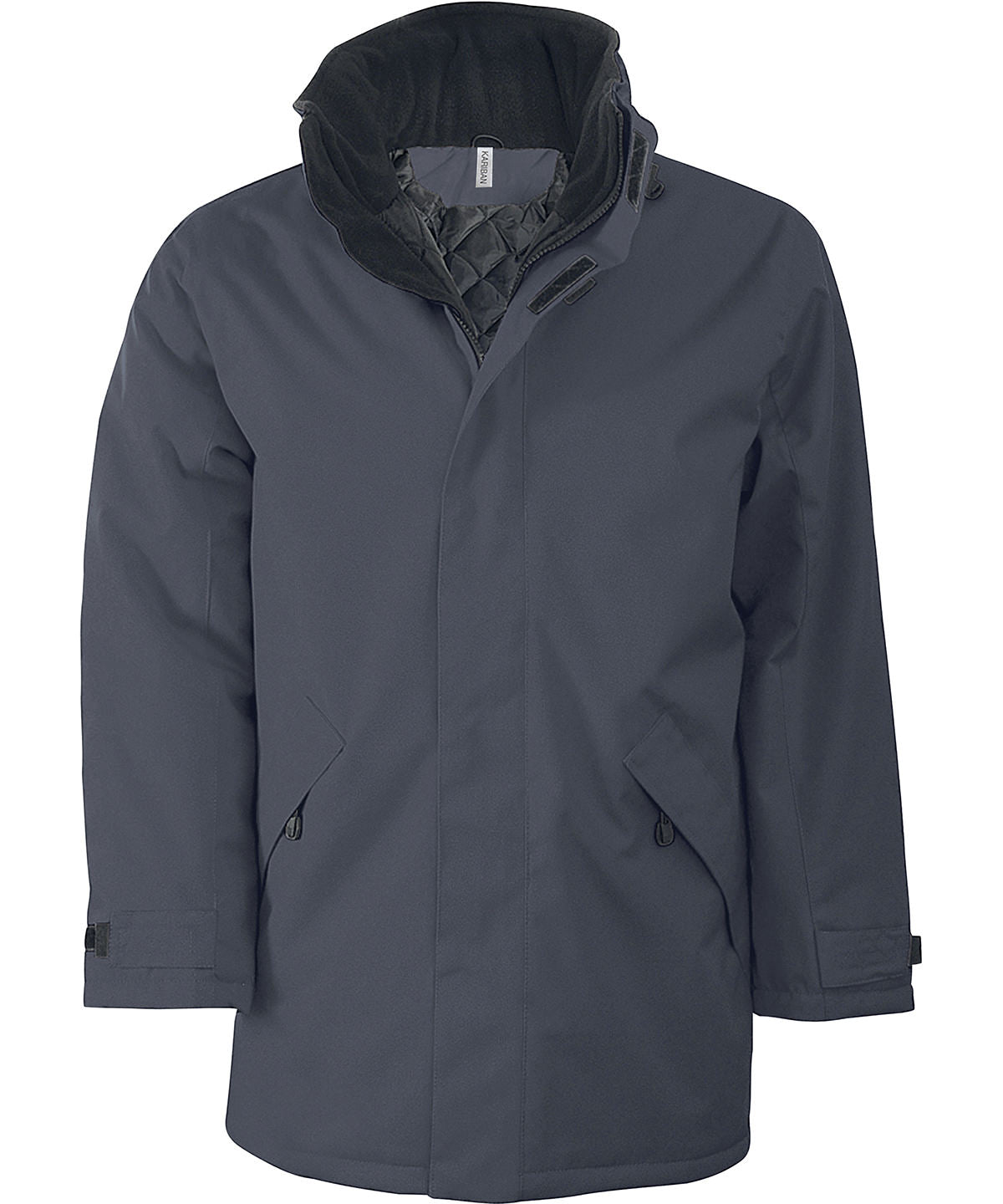Quilted parka | convoy grey