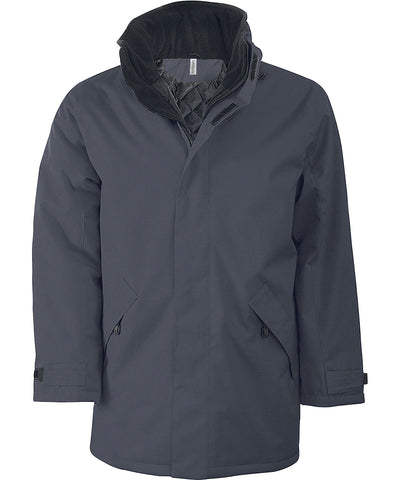 Quilted parka | convoy grey