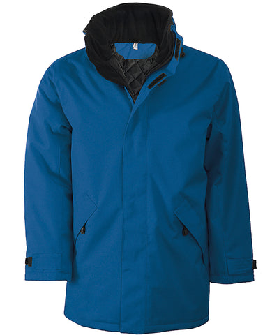 Quilted parka | light royal/black