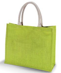 Jute beach bag | lime
