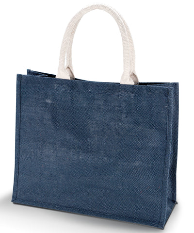 Jute beach bag | midnight blue