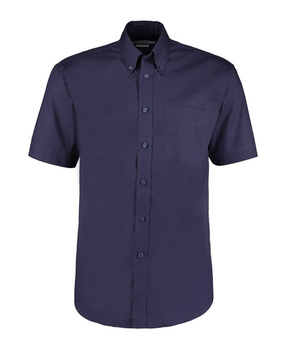 Corporate Oxford shirt short-sleeved (classic fit) | Midnight Navy