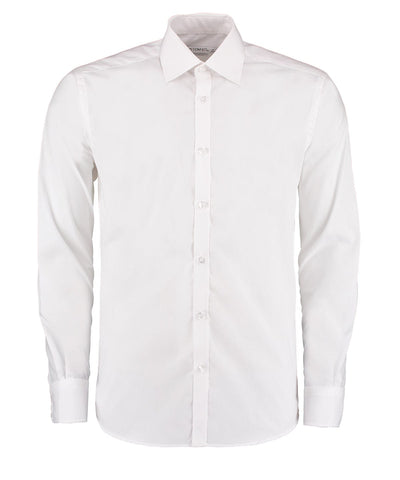 Business shirt long-sleeved (slim fit) | White