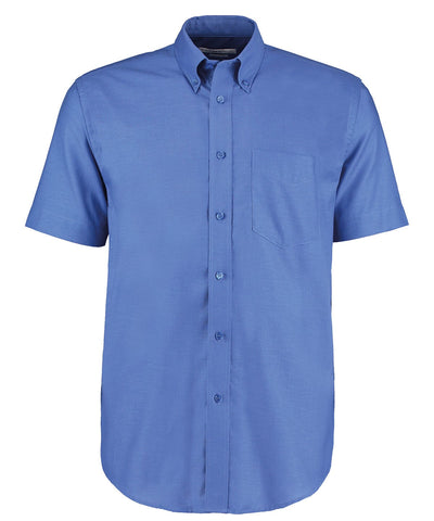 Workplace Oxford shirt short-sleeved (classic fit) | Italian Blue