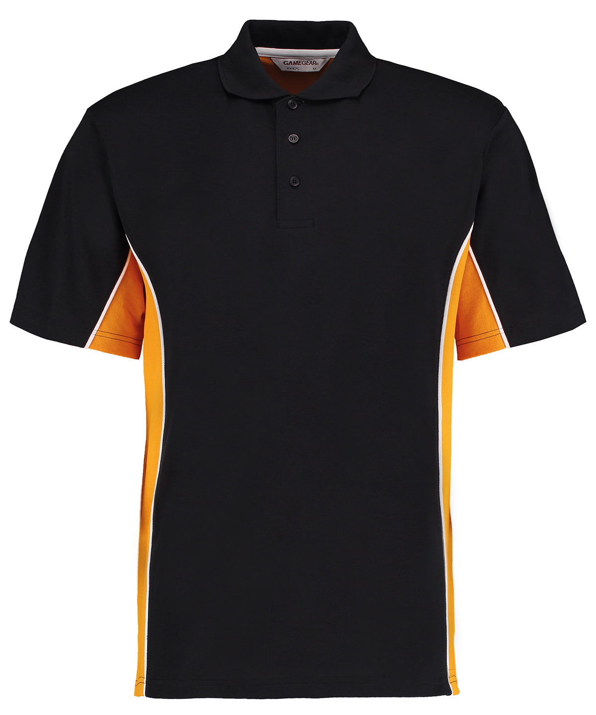 Track polo (classic fit) | black/gold/white